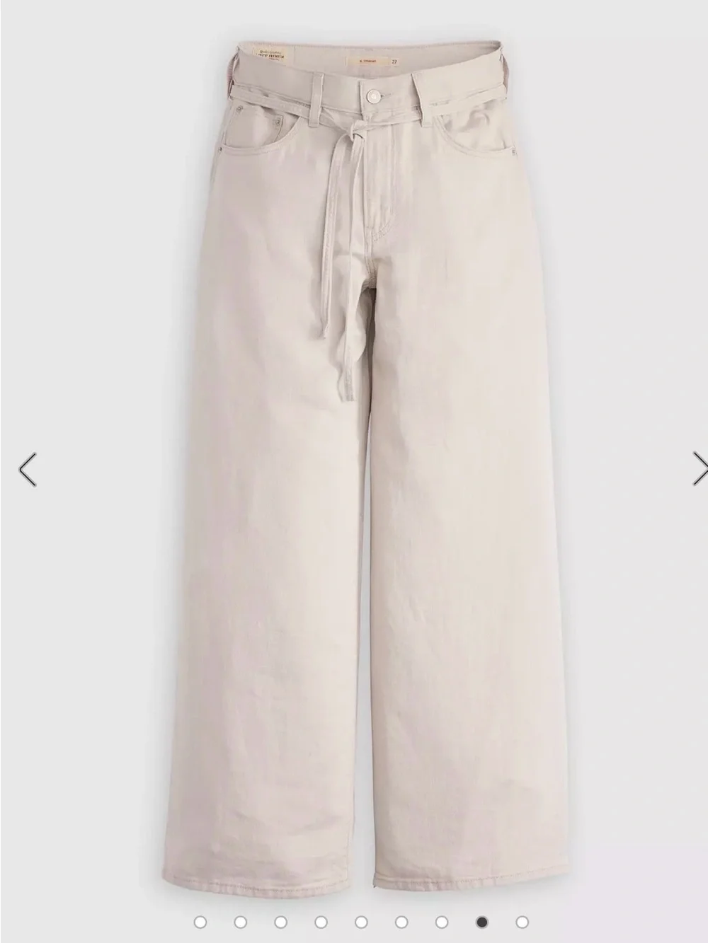 LEVI’S XL BAGGY STRAIGHT LINEN BLEND WOMEN'S PANTS (size waist 25, length 29) - Picture 5 of 12